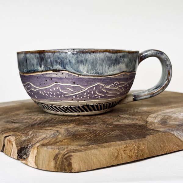 KUBEK CERAMICZNY Z GÓRAMI 250 ML ceramika z górami