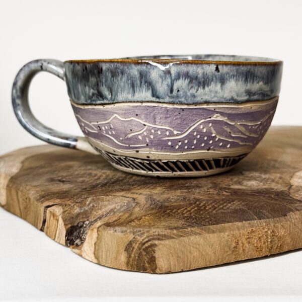 KUBEK CERAMICZNY Z GÓRAMI 250 ML ceramika z górami - obrazek 4