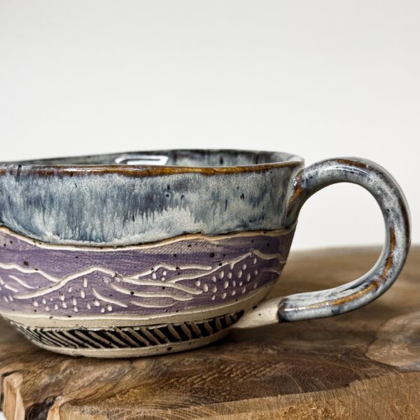 KUBEK CERAMICZNY Z GÓRAMI 250 ML ceramika z górami - obrazek 3